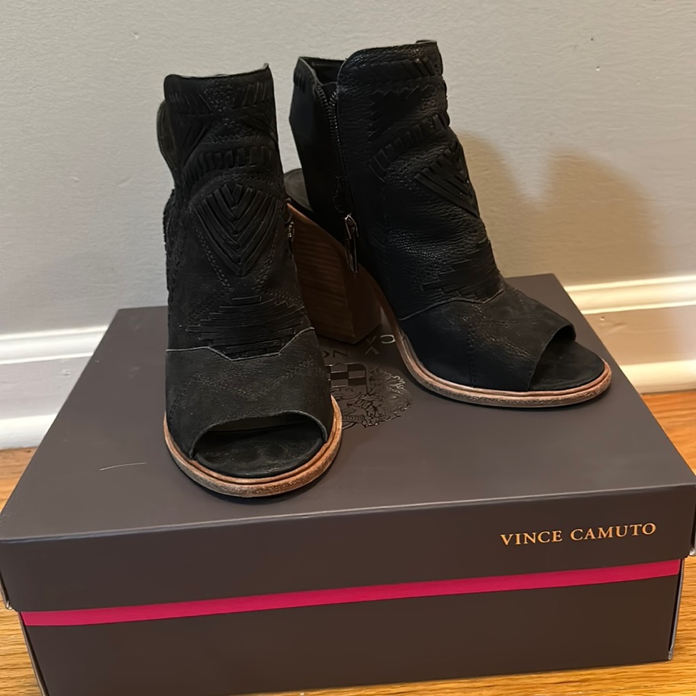 Vince Camuto “Karinta” open toe bootie